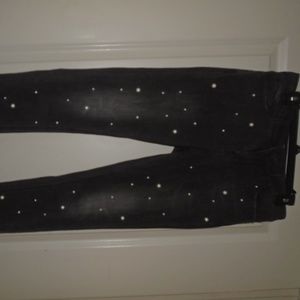 Sized 9 grayish/black jeans